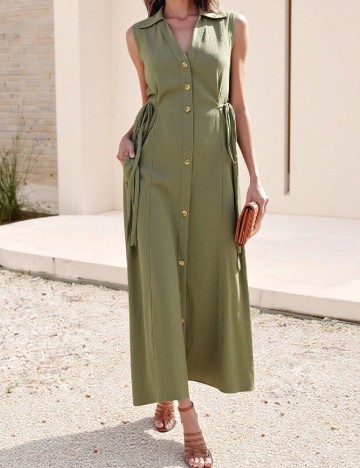 Rochie medie SHEIN, verde