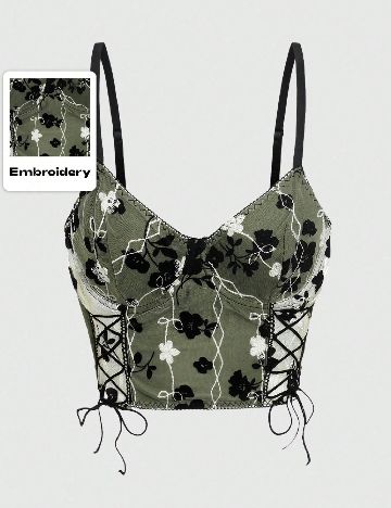 Top Romwe, verde