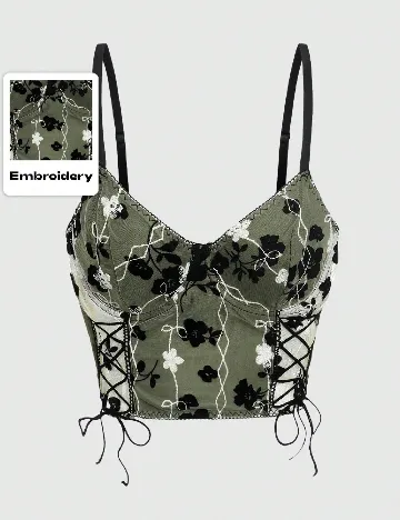 Top Romwe, verde