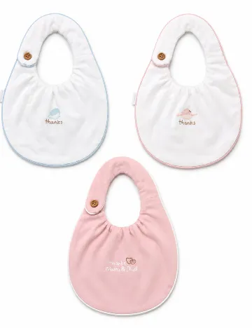 Set bavetele 3 bucati Zara, mix culori