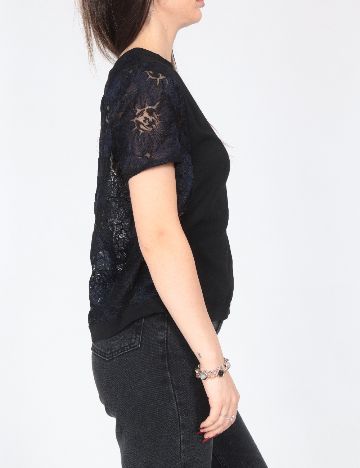 Bluza Zara, negru/b