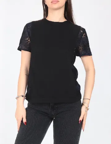 Bluza Zara, negru/b