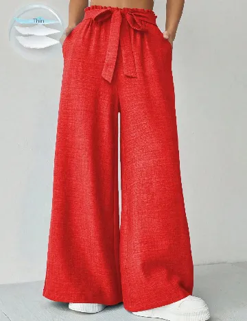 Pantaloni SHEIN, rosu