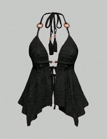 Top Romwe, negru