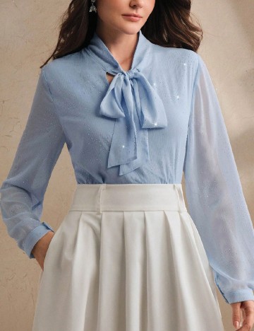 Bluza Anewsta, albastru