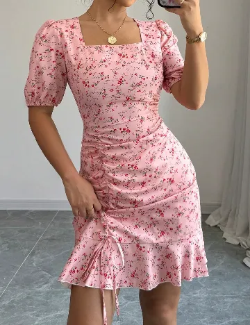 Rochie scurta SHEIN, roz