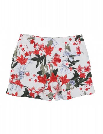 Pantaloni scurti Zara, crem