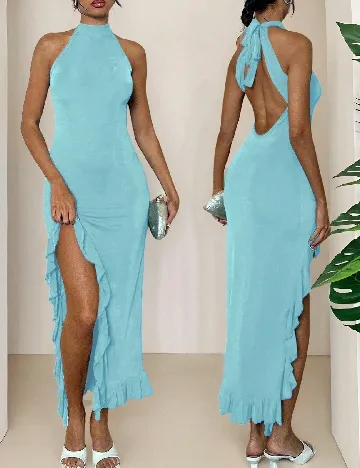 Rochie medie SHEIN, albastru