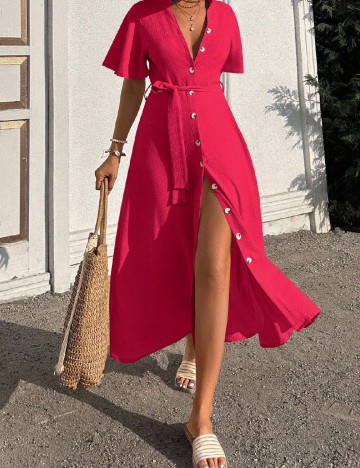 Rochie lunga SHEIN, roz