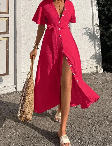 Rochie lunga SHEIN, roz