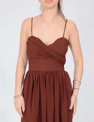 Rochie medie Zara, maro