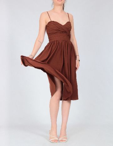 Rochie medie Zara, maro