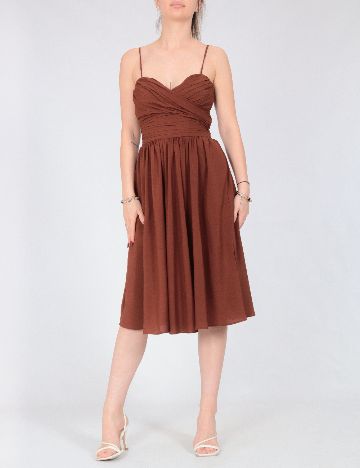 Rochie medie Zara, maro