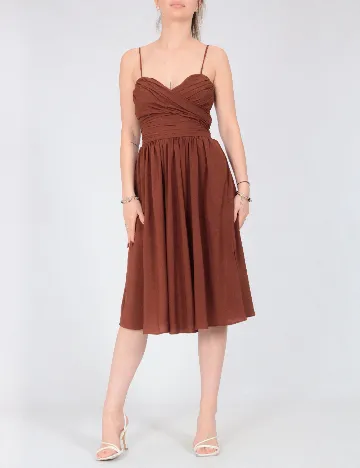 Rochie medie Zara, maro