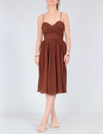 Rochie medie Zara, maro
