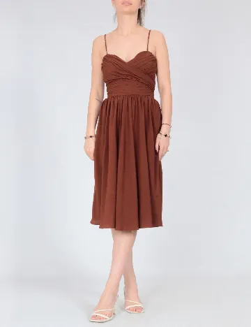Rochie medie Zara, maro