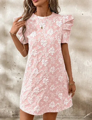 Rochie scurta SHEIN, roz