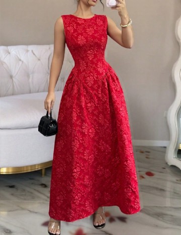 Rochie lunga SHEIN, rosu