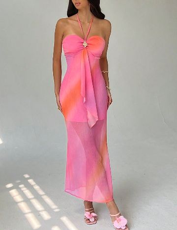 Rochie lunga SHEIN, roz