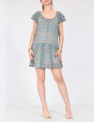 Rochie scurta Zara, albastru