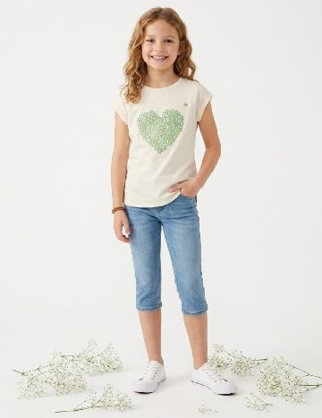 Tricou Zara, ecru