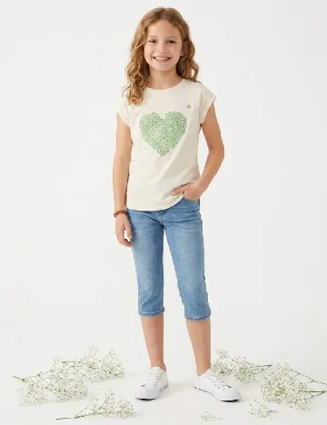 Tricou Zara, ecru