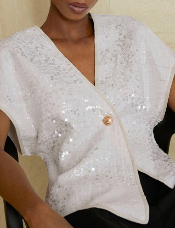 Bluza Aveloria, ecru