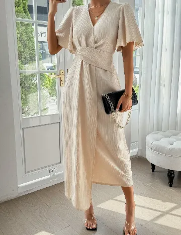 Rochie lunga SHEIN, crem