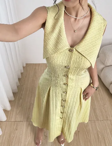 Rochie medie SHEIN, galbeng