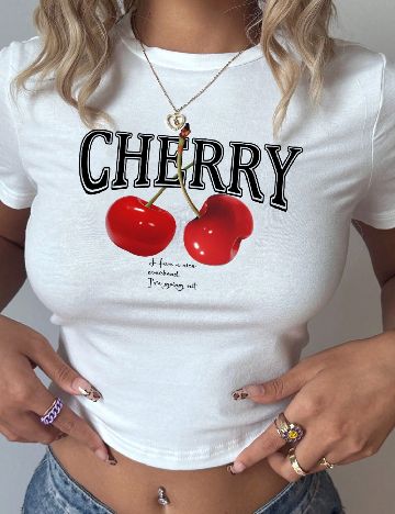 Top SHEIN, alb