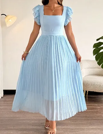 Rochie lunga SHEIN CURVE, albastru