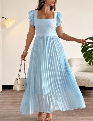 Rochie lunga SHEIN CURVE, albastru