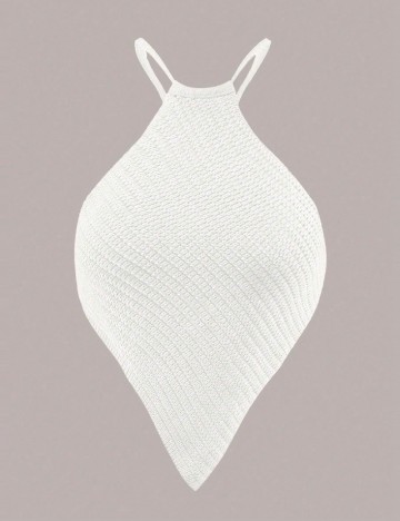Top SHEIN CURVE, alb