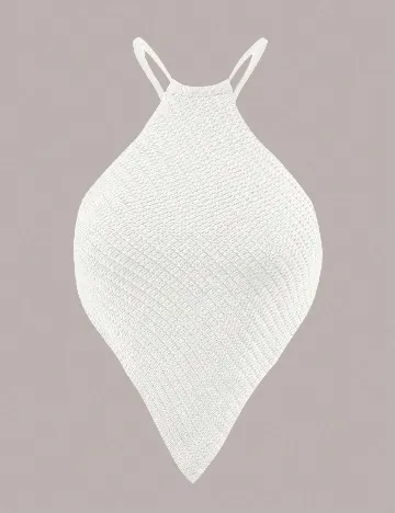 Top SHEIN CURVE, alb