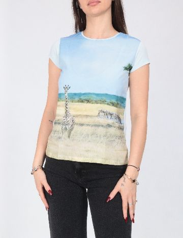 Tricou Zara, albastru