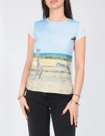 Tricou Zara, albastru