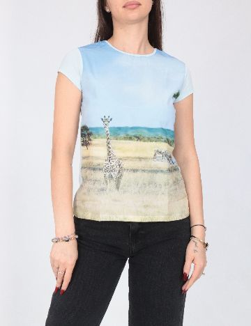 Tricou Zara, albastru