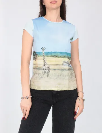 Tricou Zara, albastru