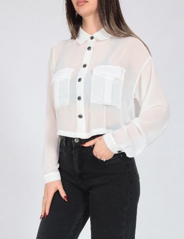 Camasa Bershka, alb