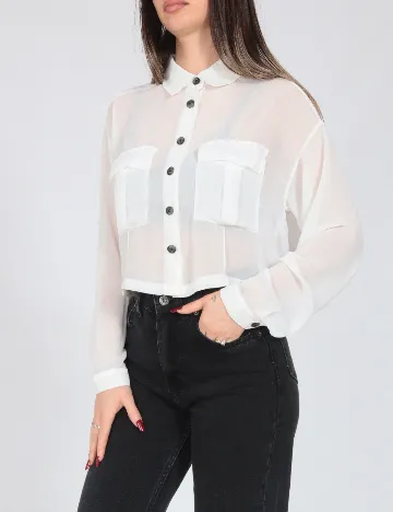 Camasa Bershka, alb