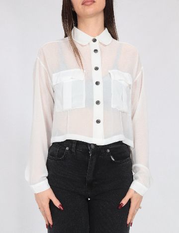 Camasa Bershka, alb