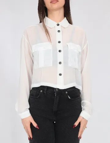 Camasa Bershka, alb