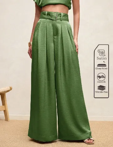 Pantaloni SHEIN, verde