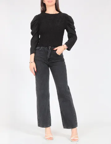 Bluza Bershka, negru