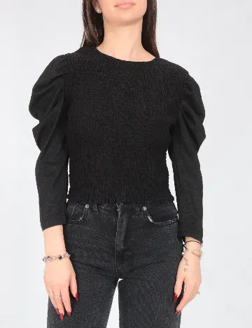 Bluza Bershka, negru