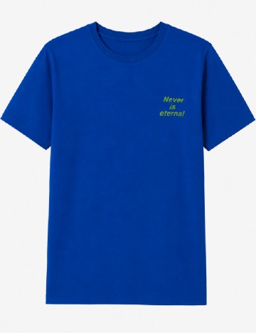 Tricou Oversize Pull&Bear, albastru