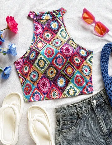 Top SHEIN, mix culori