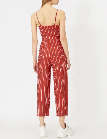 Salopeta Bershka, caramiziu