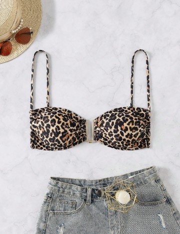 Sutien de baie SHEIN, animal print
