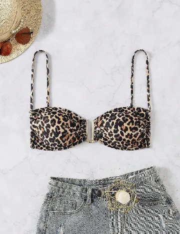 Sutien de baie SHEIN, animal print